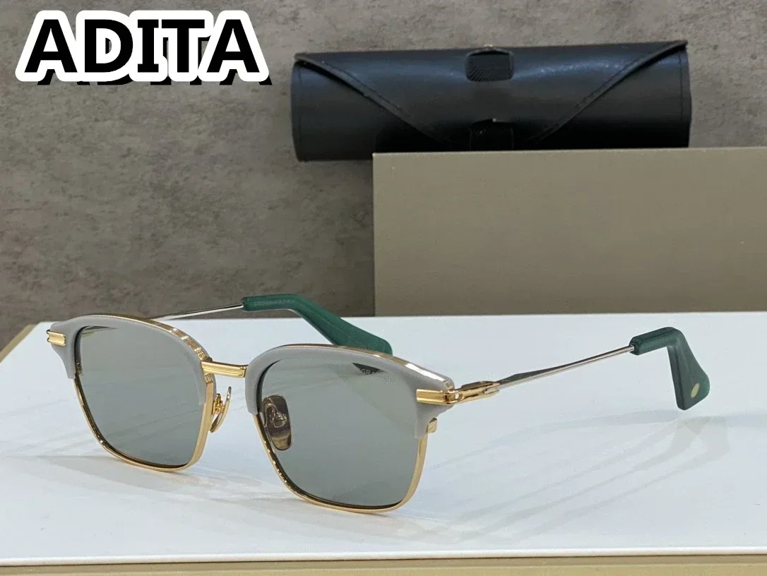 DT TYPOGRAPHER DTX142 نظارات شمسية عالية الجودة للرجال بتصميم عصري من التيتانيوم للنساء مع صندوق