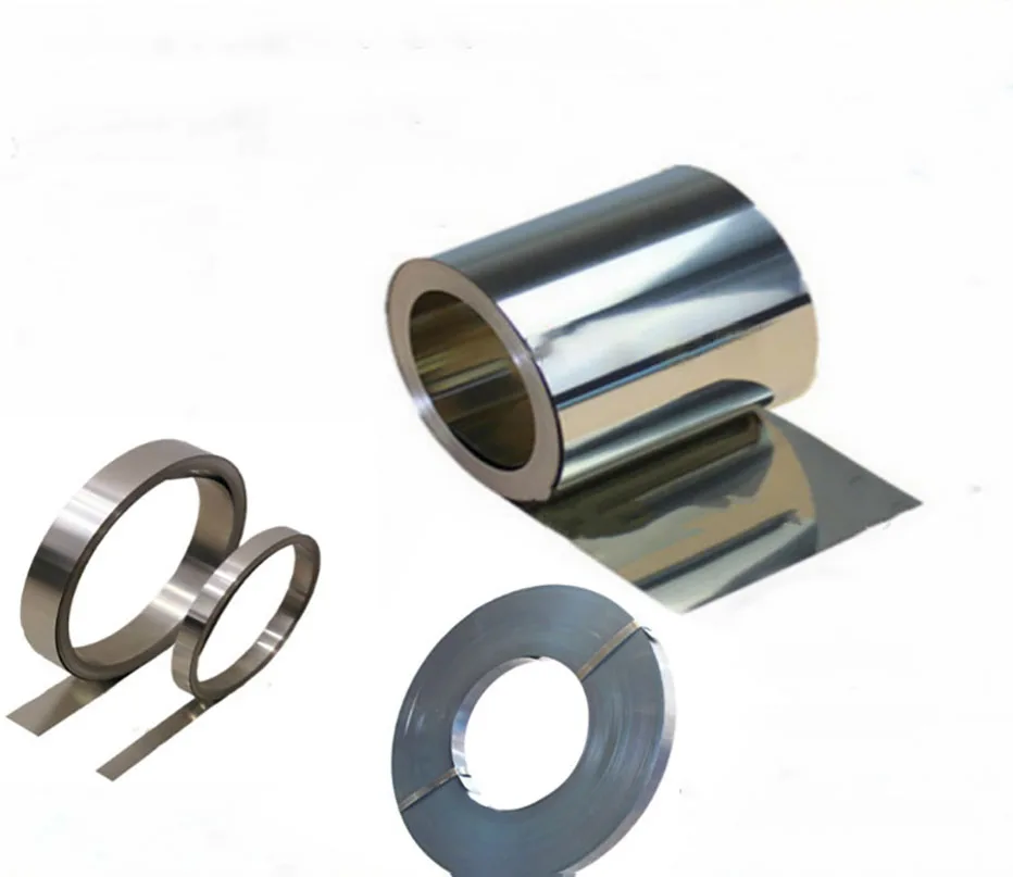 430 رقائق الفولاذ المقاوم للصدأ المغناطيسية 3CR13 شريط فولاذي رفيع الطول: 1 متر السُمك: 0.05 0.1 0.15 0.2 0.3 0.4 0.5 مم