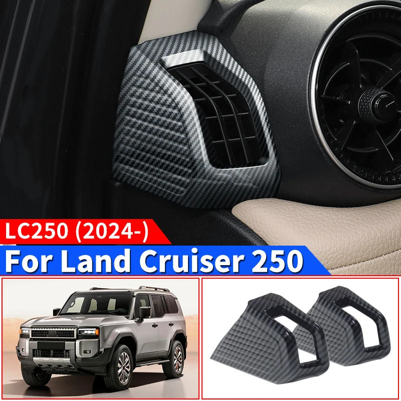 

For 2024 Toyota Land Cruiser Prado 250 1958 Left and Right Air Conditioning Vent Decoration Cover LC250 Interior Accessories