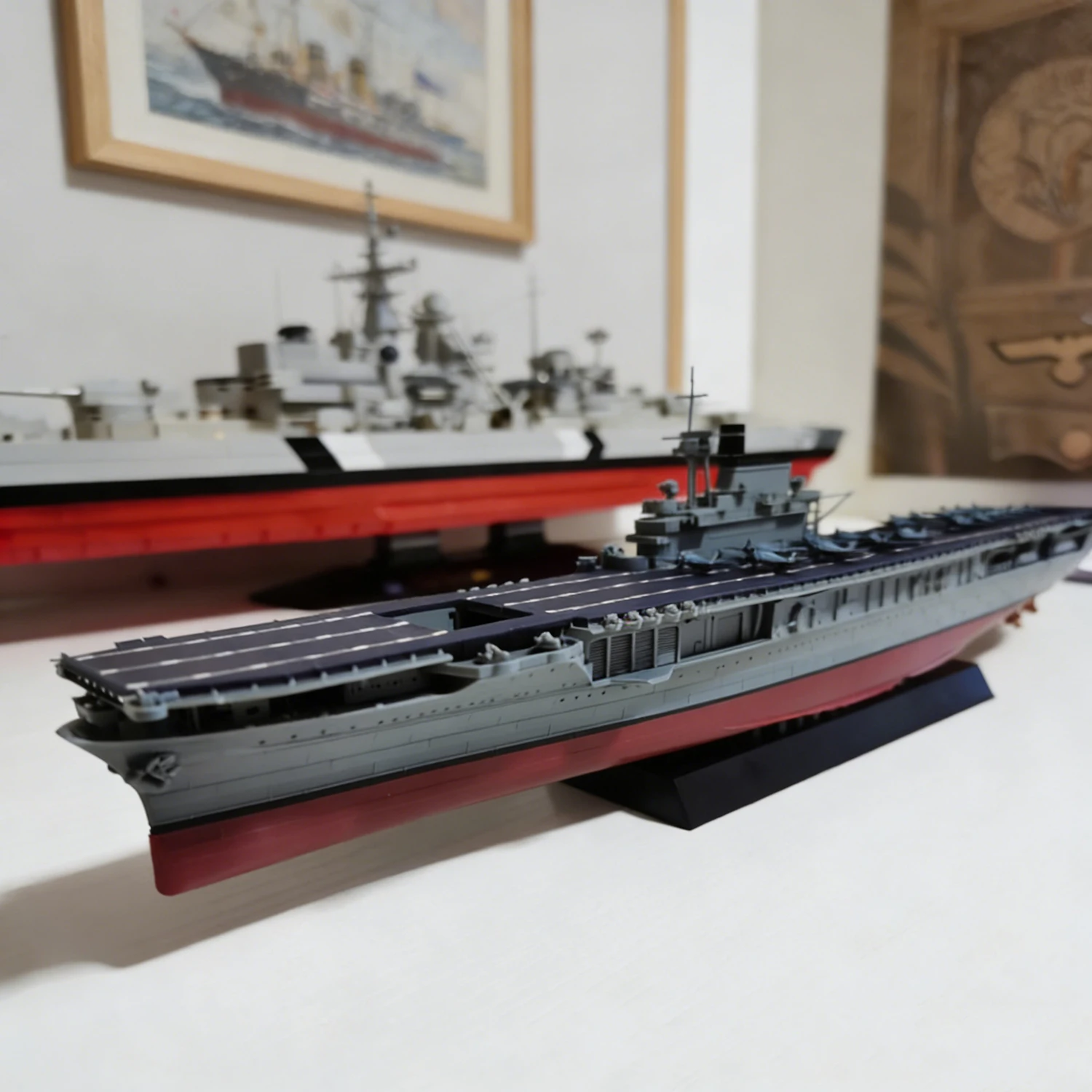 

1/700 USS Enterprise Assembly Model 36.2cm Easy Assembly No Painting Required Ships Static Model Ship Toy Ornament Warship Model