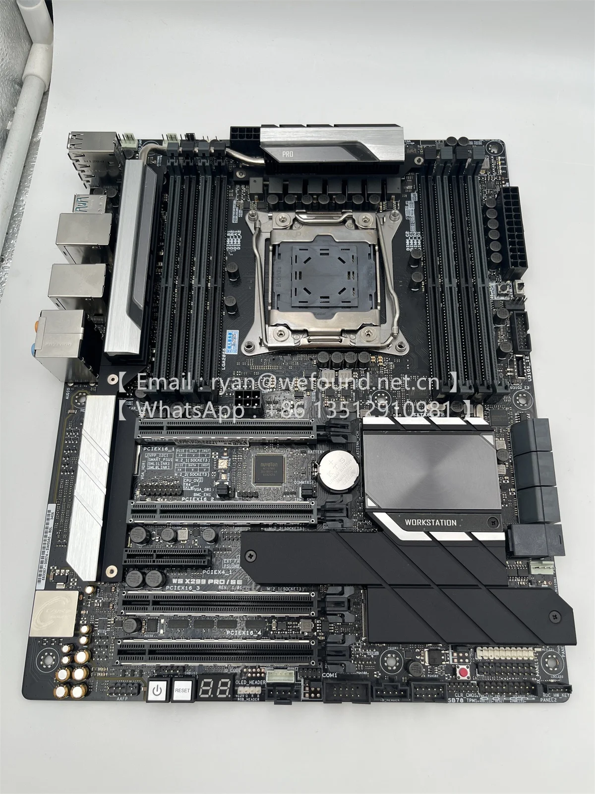 WS X299 PRO SE  LGA2066  DDR4 4133MHz  Core X- series