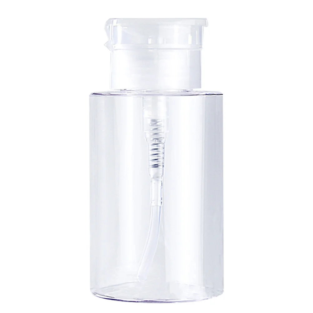 

4Pcs Press Pump Bottle Toner Empty Lotion Container Dispensing Subpackaging Travel Bottles 200ml Transparent Cap Practical