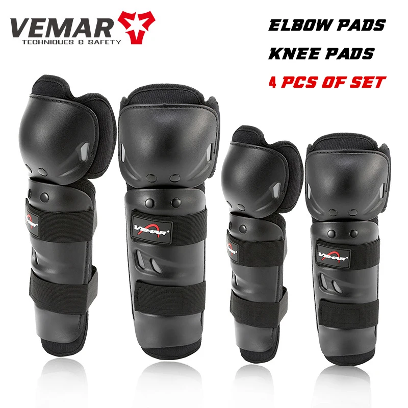 

New Motorcycle Knee Elbow Pads Breathable Motocross Knee Elbow Pads Windproof Motorbike Protective Gear Anti-collision Anti-fall