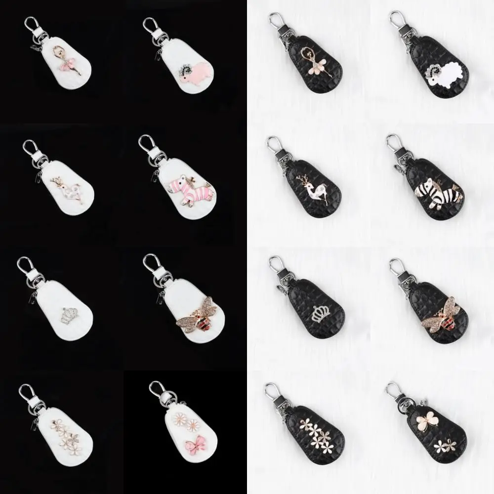 Universal Kawaii Mini Key Bag Multifunctional Portable Car Key Pouch High-end Luxury Pocket Keychain Case Earphone Bag