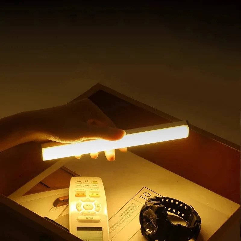 30CM Typ C Wiederaufladbare streifenförmige Drahtlose LED Nachtlicht Infrarot Motion Sensor Wand Lampe Für Küche Schlafzimmer schrank
