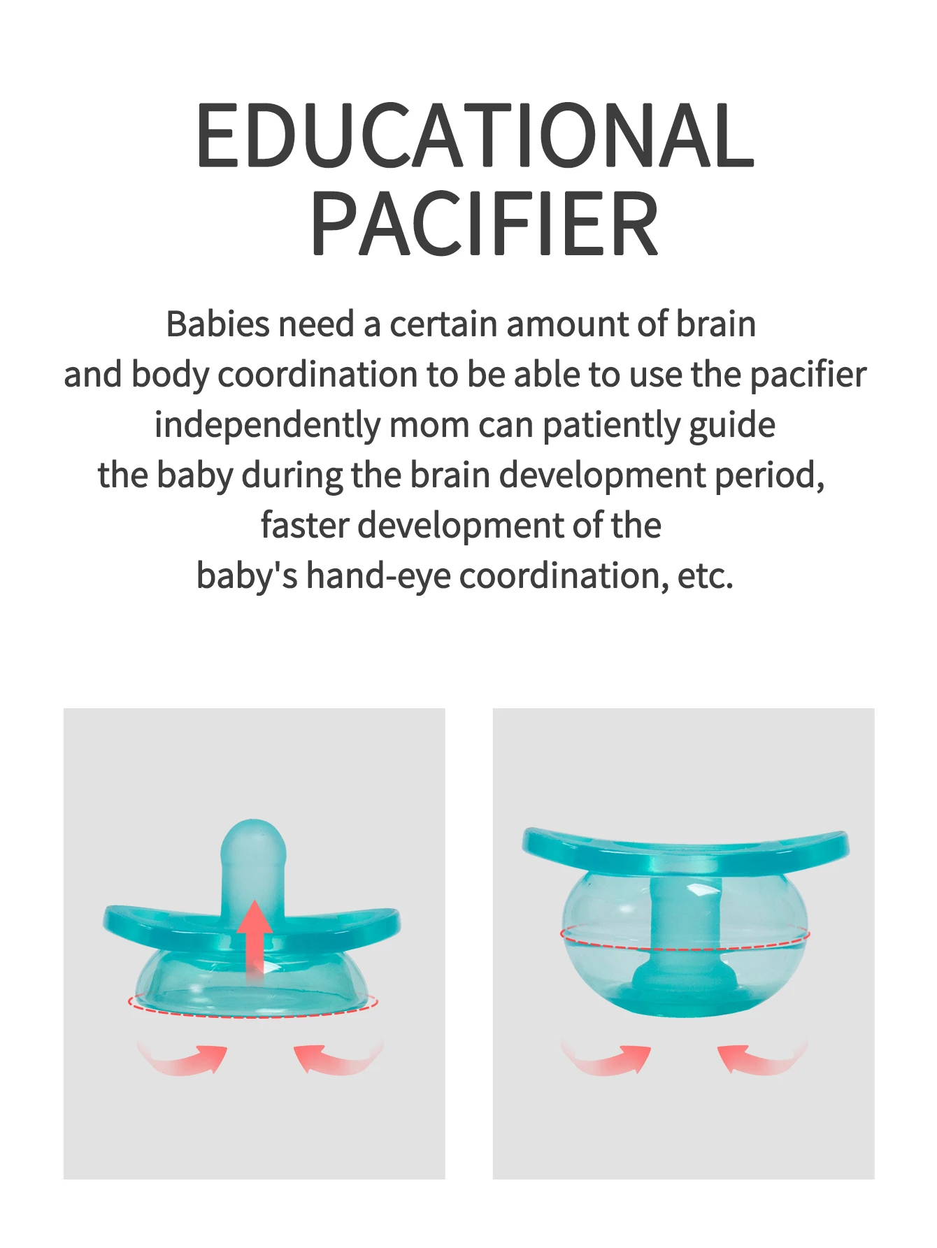 Foldable Nipple dustproof Baby pacifier 100% Silicone Foldable Pacifiers for sooth baby mold BPA Free Soft silicone Pacifier