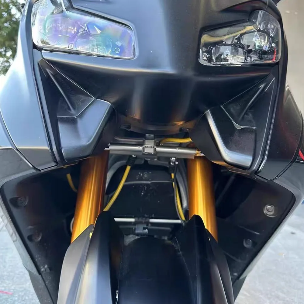 

Новый регулируемый стабилизатор руля (демпфер) для мотоцикла YAMAHA T-MAX560 T MAX 560 2022-2024, комплект крепления с ЧПУ, 2024