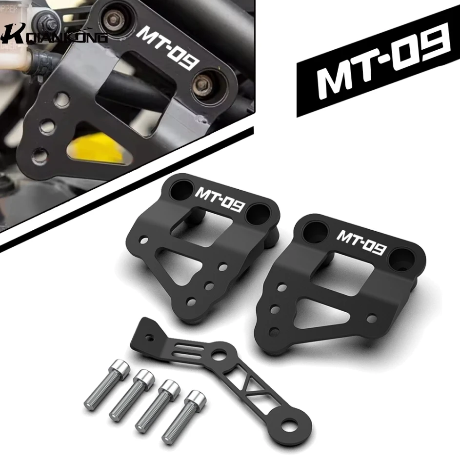 FOR YAMAHA MT09 MT-09 FZ09 FZ-09 XSR900 Accessory Passenger footrests relocation  xsr900 2014 2015 2016 2017 2018 2019 2020 2021