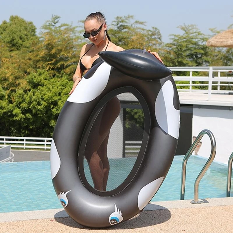 Kids Water Sofa Opblaasbaar Zwembad Float Speelgoed Dikker Drijvende Walvis Hangmat 15UB