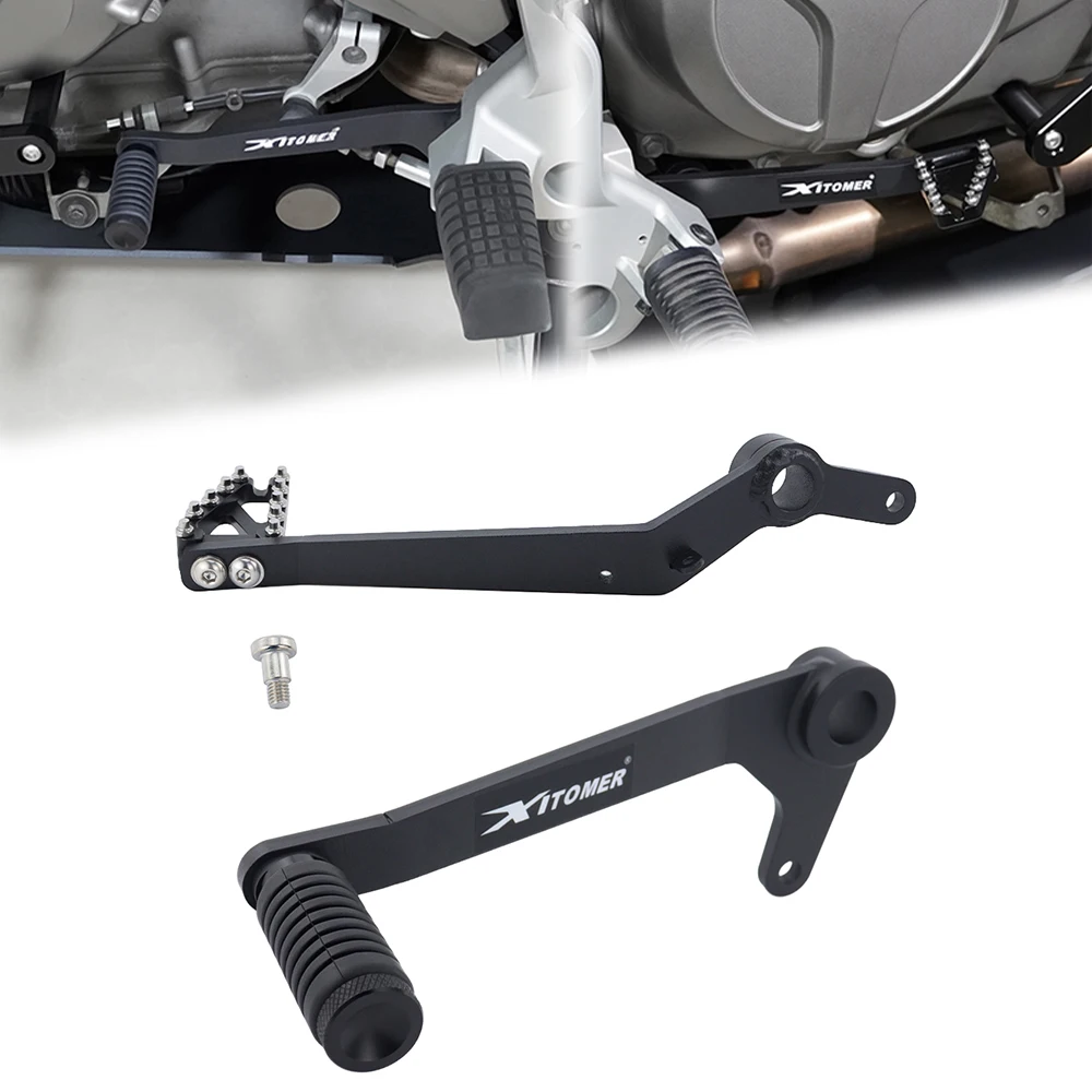 For Honda XL 1000 Varadero 2003-2008 2009 2010 2011 XL1000 Motorcycle Steel Foldable Brake Pedal Lever Gear Shifter Shift Lever