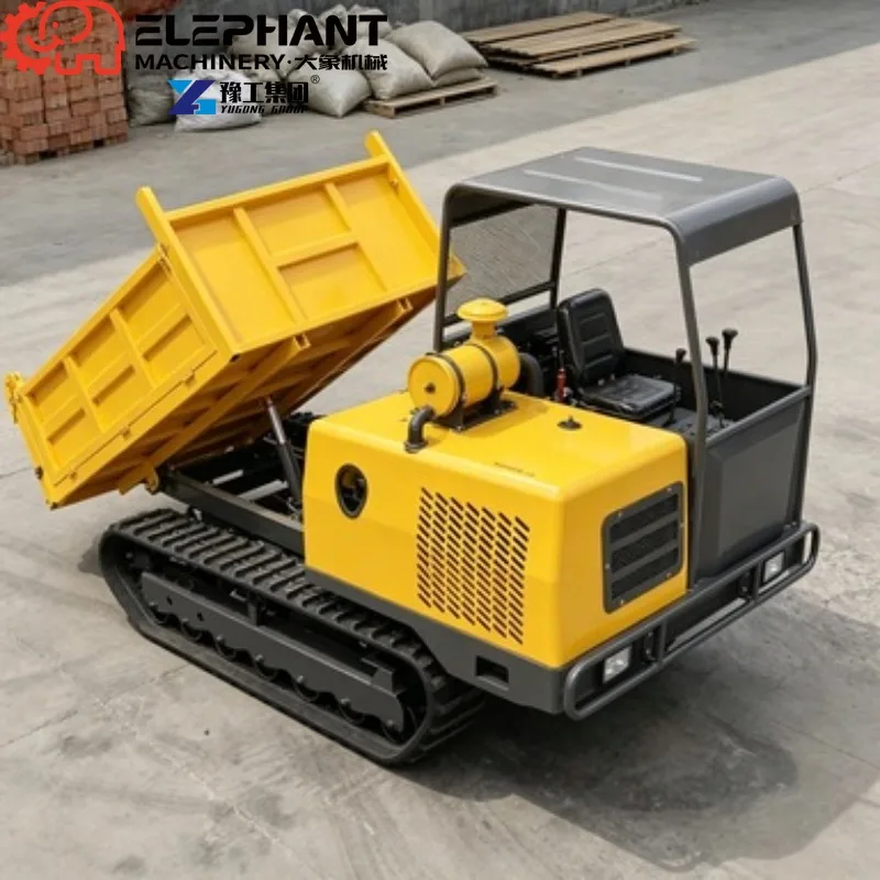 Tracked Transporter Self‑Unloading Crawler Dumper With High Loading‑Performance For Large‑Scale Mountain Harvest Work