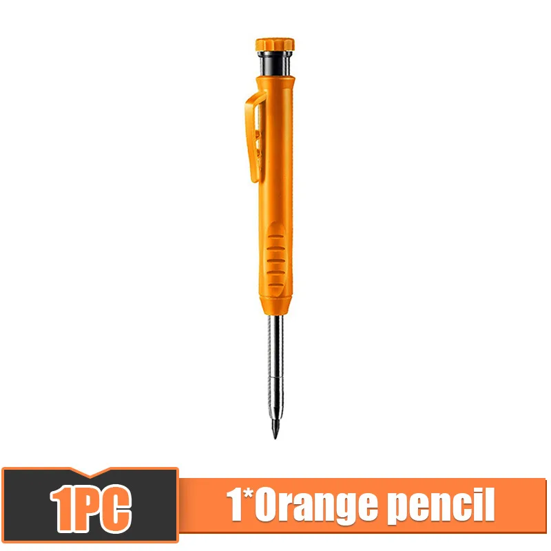Metall-Schreinerstift-Set mit Ersatzminen, integriertem Anspitzer und Markierungswerkzeug für Schreiner und Holzbearbeitung – Detail 22
