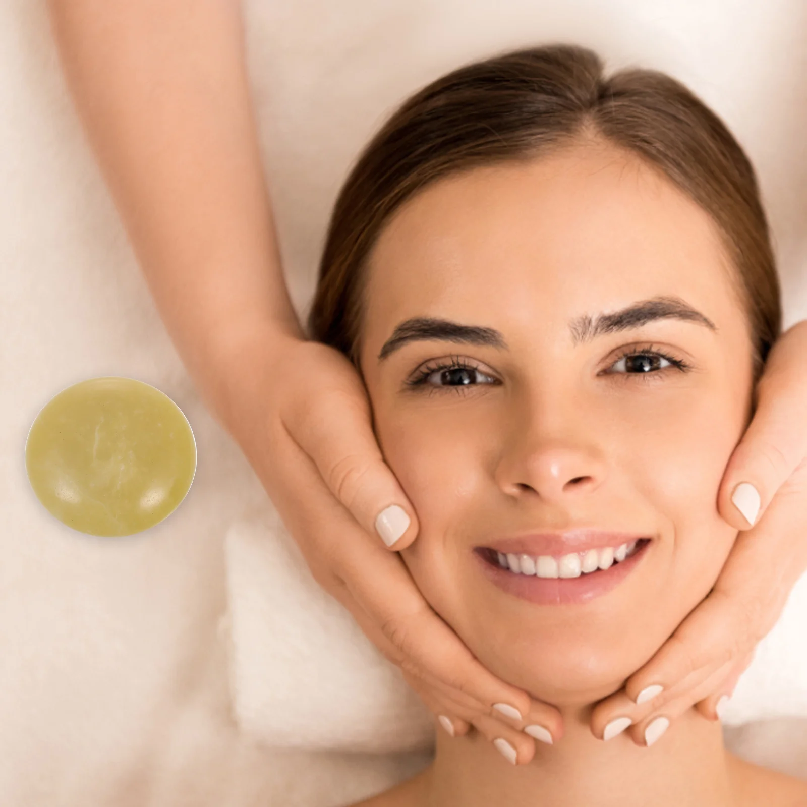 تدليك الفطر الحجر قسط مدلك الوجه حواف ناعمة الاسترخاء التوتر تعزيز أداة تدليك الدم الجسم