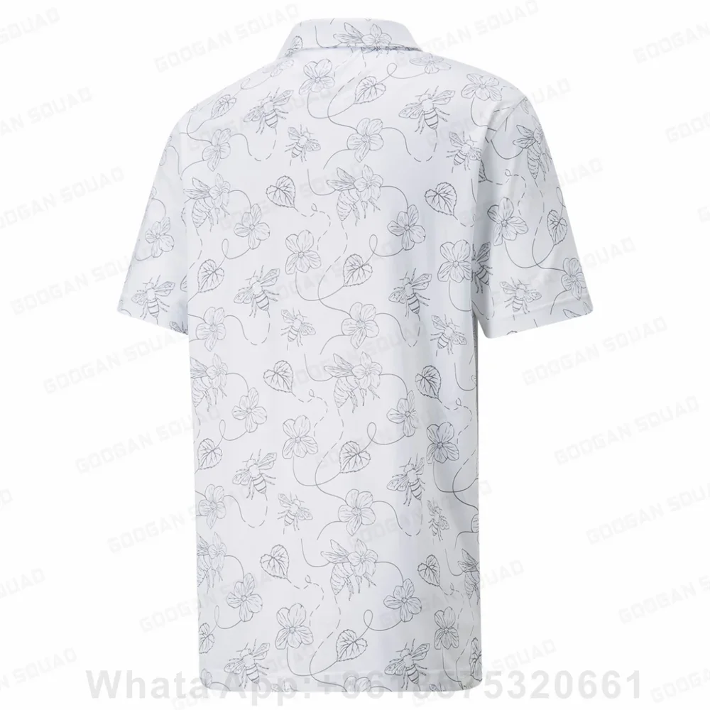 Men's Polo T-Shirt Plus Size Men Short Sleeve Polo Shirt Fishing Golf Clothing Summer Quick Dry Casual Fashion Volleyball Tops