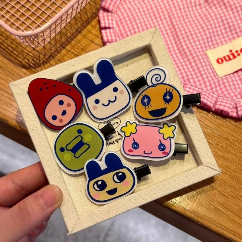 Tamagotchi Haarspange Cartoon und Niedlich Modisch Einfach Ooguchi und Ichigo Kichi Süße Schülerinnen-Ponyklammer Seitliches Haaraccessoire – Detail 4