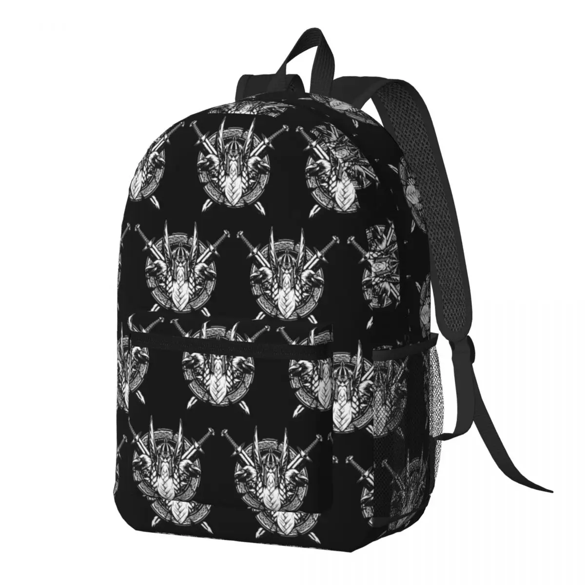 Odin Vikings Viking Legend Backpack Daypack Large Capacity Boys Girls BookBag School Bag Shoulder Bags for Men Women