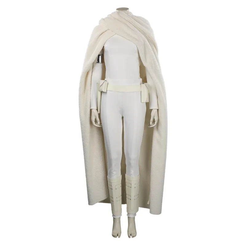 Padme Amidala Cosplay Fantasia Costume Disguise Adult Women Uniform Cloak Top Pants Outfits Female Halloween Costumes 2023