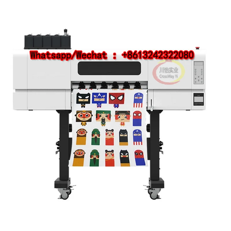 High Quality 60cm UV Dtf Printer Roll to Roll Equipped with XP600 Heads Film Transfer Machine