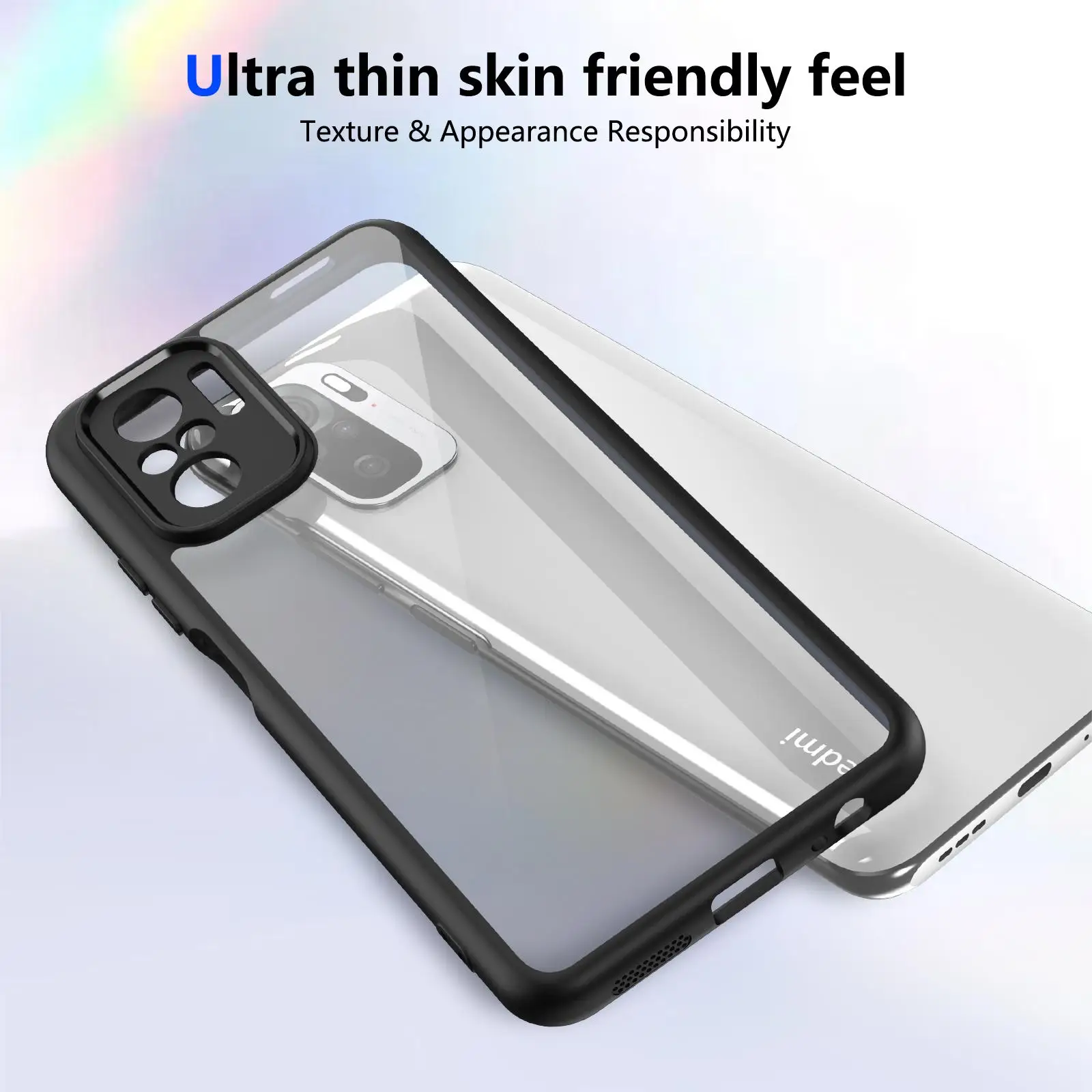 Phone Case For Redmi Note 12 11 10 9 Pro Case Airbag Shockproof Shell TPU+Transparent For Redmi Note 12s 10s 9s 12Pro Plus+