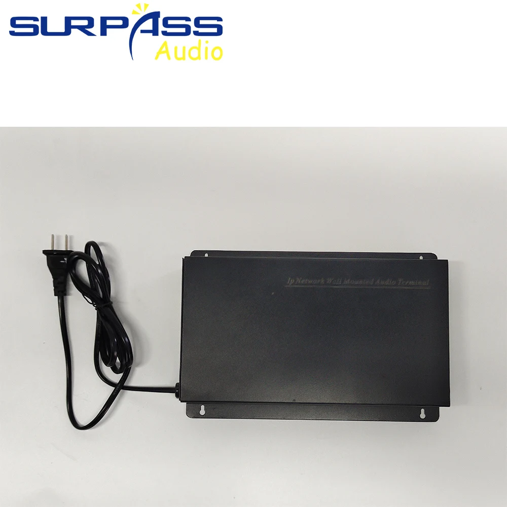 SURPASS  Class D 2*30W IP Public Address System Internet Network Audio Amplifier Terminal Wall Mounted IP PA Amplifier