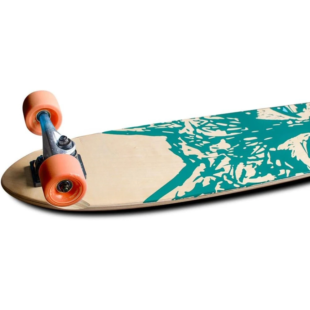 A Complete Set of Skateboard Cruisers with Long Boards, Carefully Crafted From 7 Layers of Maple Wood, with A Concave Shape.