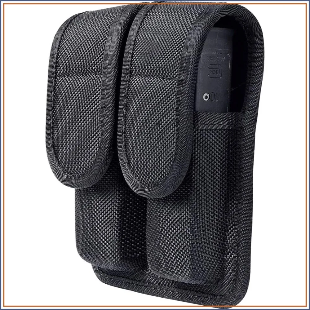 

Molded Double Mag Pouch Holster for Double and Single Stack Magazines .380, 9mm & 40 Cal