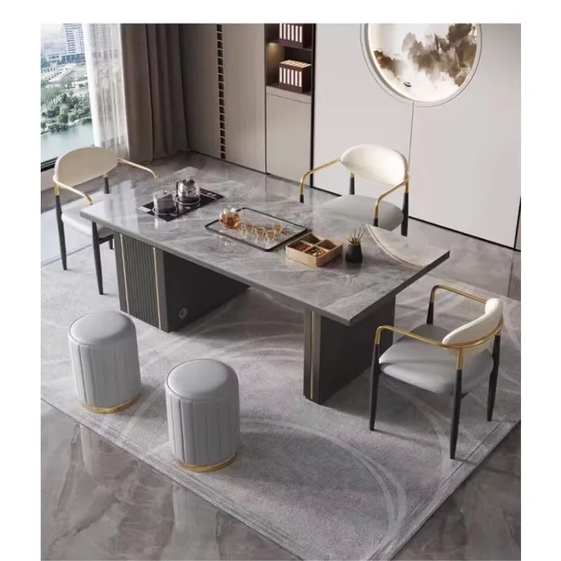

#V Stylish Modern Furniture Kitchen Island Central Island Unit Office Table Chair Set Coffee Living Room Bedroom Squire Table