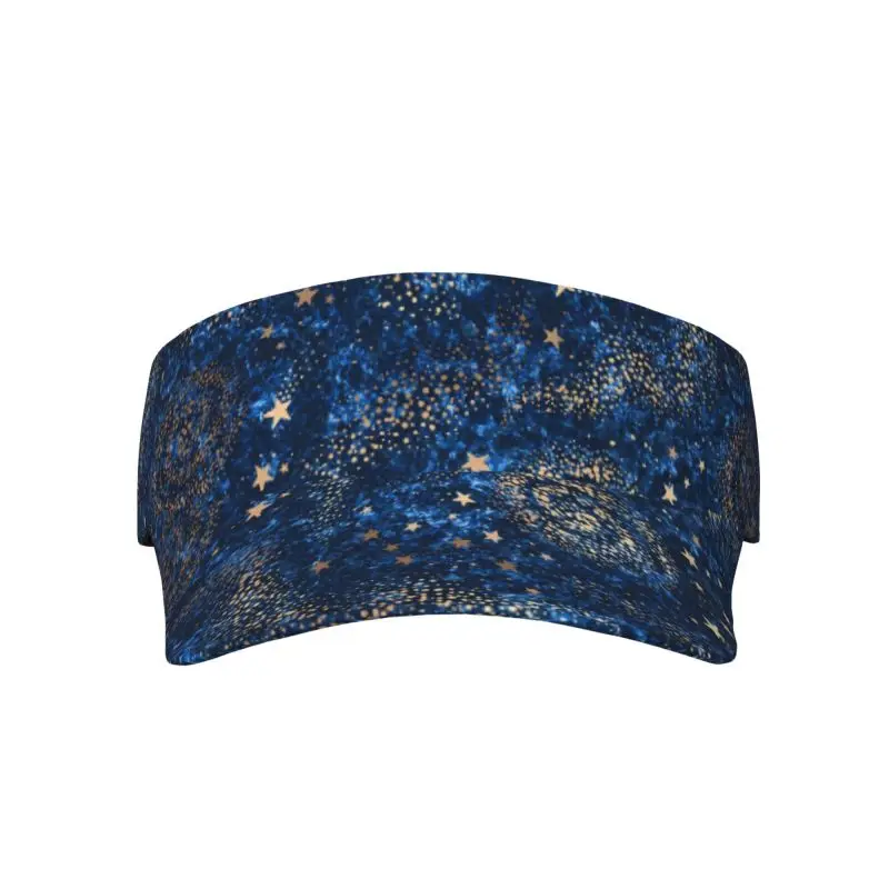 Space Galaxy Constellation Zodiac Star Sunscreen Visor Hats Unisex Cooling Empty Top Visor Hat for Running Tennis Sports Golf