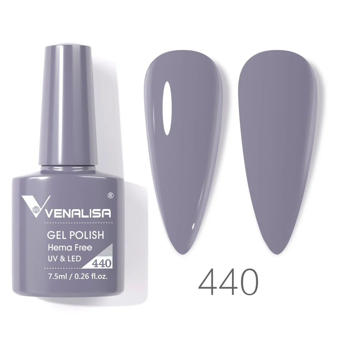 Venalisa Nagel-Gel-Nagellack, 7,5 ml, HEMA-FREI, Soak Off UV-LED-Gel-Lack, vollständige Abdeckung, super Textur, wunderschöne Nagel-Maniküre