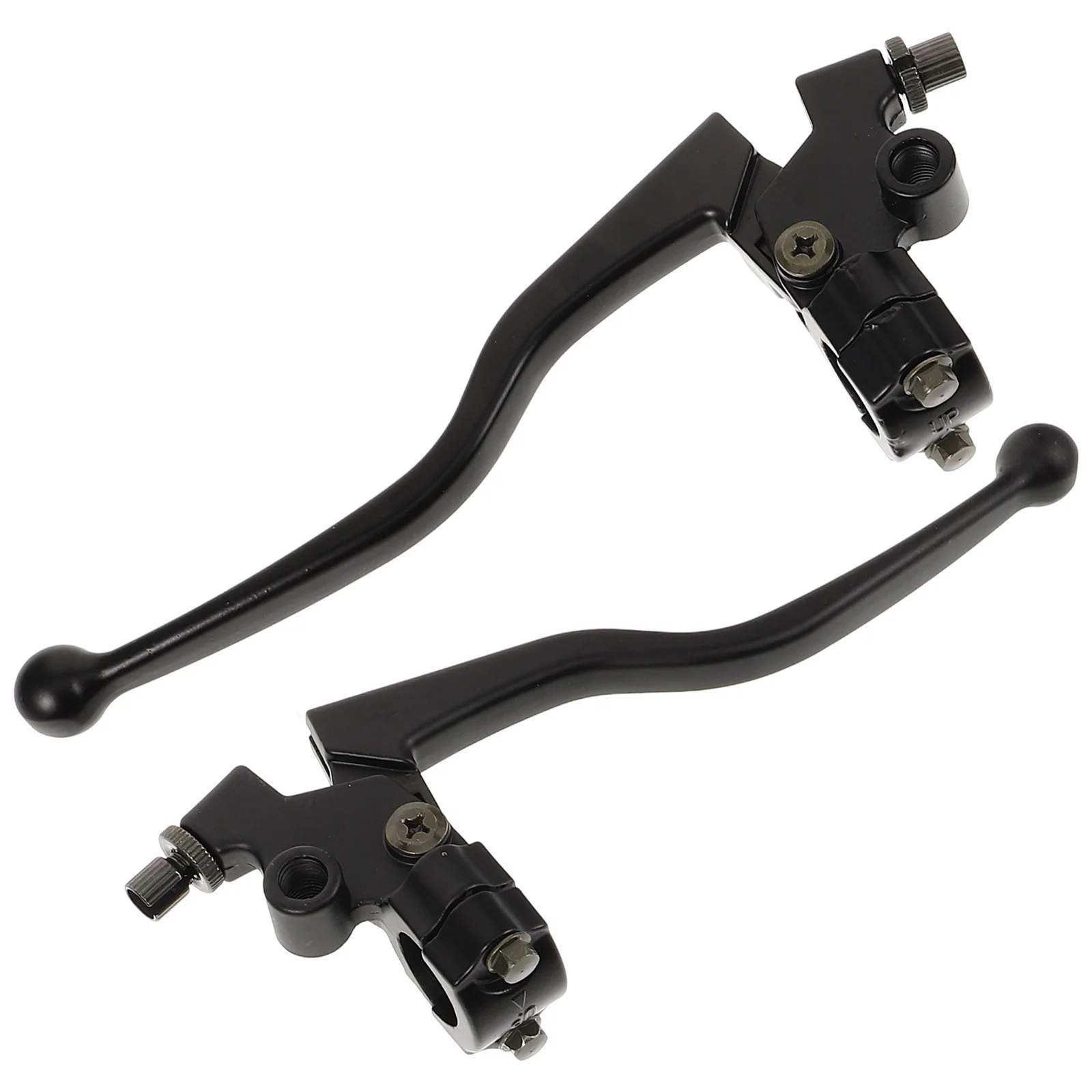 1 Juego de palanca de embrague de freno de motocicleta, construcción duradera, instalación sencilla, acabado elegante, múltiples modelos