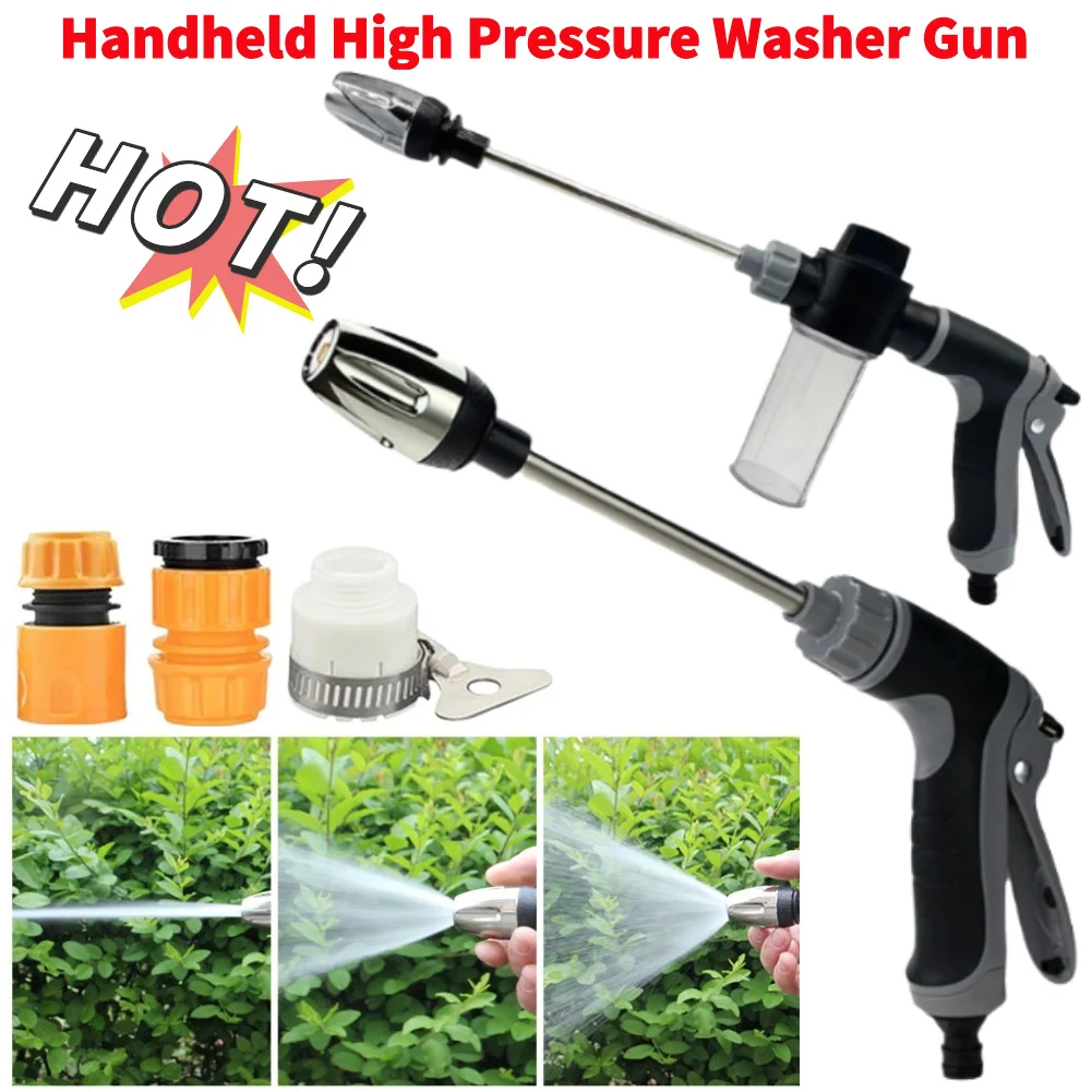 Handheld Hochdruckreiniger Turbowasher Wasser Blitz Hochdruckreiniger Pistole Für Auto Hof Waschen Garten Hof Straße Reinigung