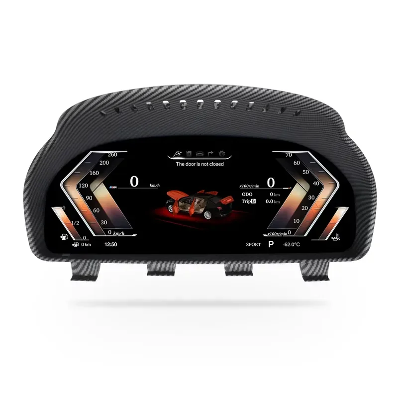 Linux 12.3'' IPS Car Dashboard Instrument for F10 Digital Cluster Car LCD Speedometer Plug and Play