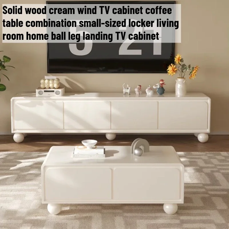 Solid Wood Modern Tv Stand Storage White Long Bedroom Tv Stand Media Wall Mobili Arredamento Casa Mid Century Furniture