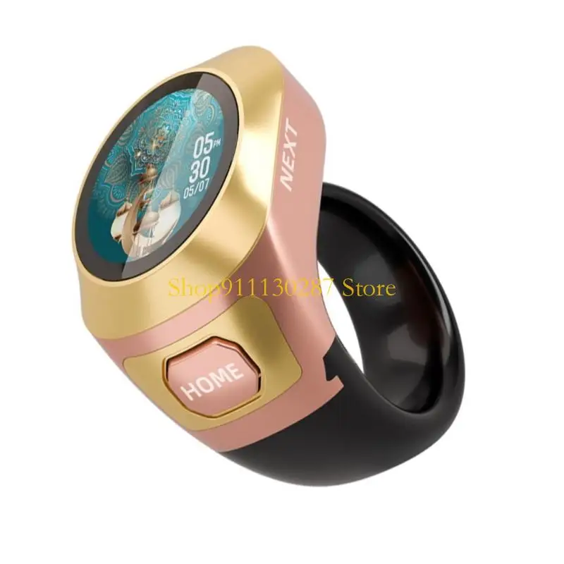 J1HC متعدد الألوان LED رقمي يتميز بـ 3 حلقات عداد تسبيح قابلة للتعديل مع اتصال التطبيق في الوقت الحقيقي #3