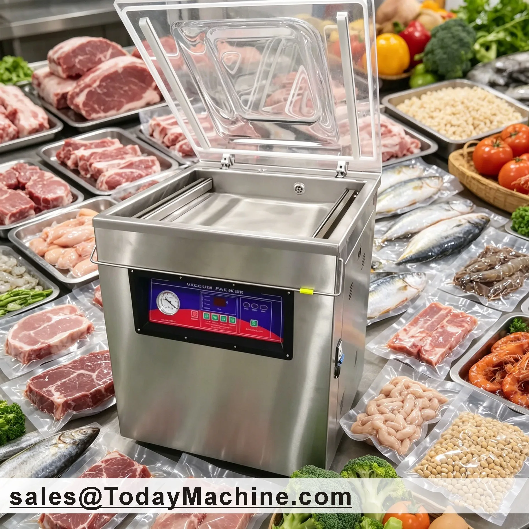 Easy to Control Operate Steadily Single Chamber Vacuum Sealer Packaging Machine