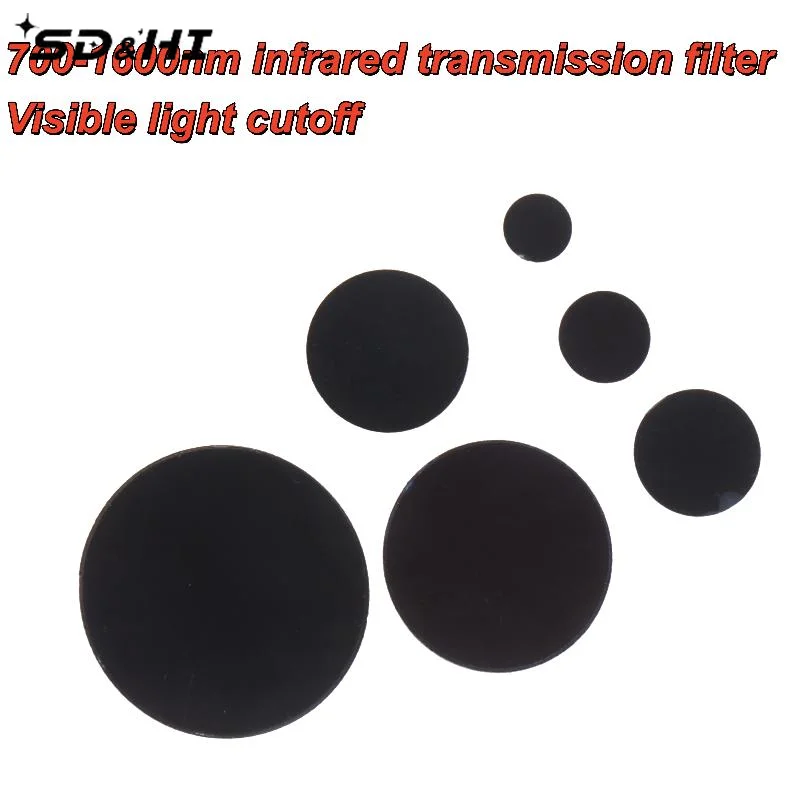 1/3Pcs Infrared Pass Filter Black 780nm Long Wave Pass Filter Near Infrared Imaging Of Colored Optical Glass