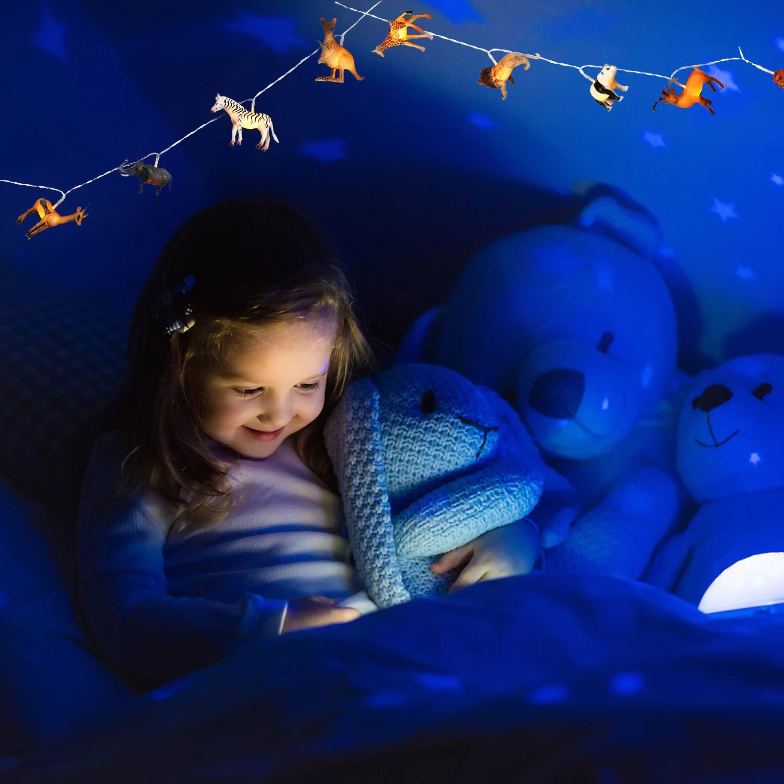 

Animal Shaped LED Light String Unique Night Lamp Adornment High-Quality Material Long-Term Use Decorative LED Light