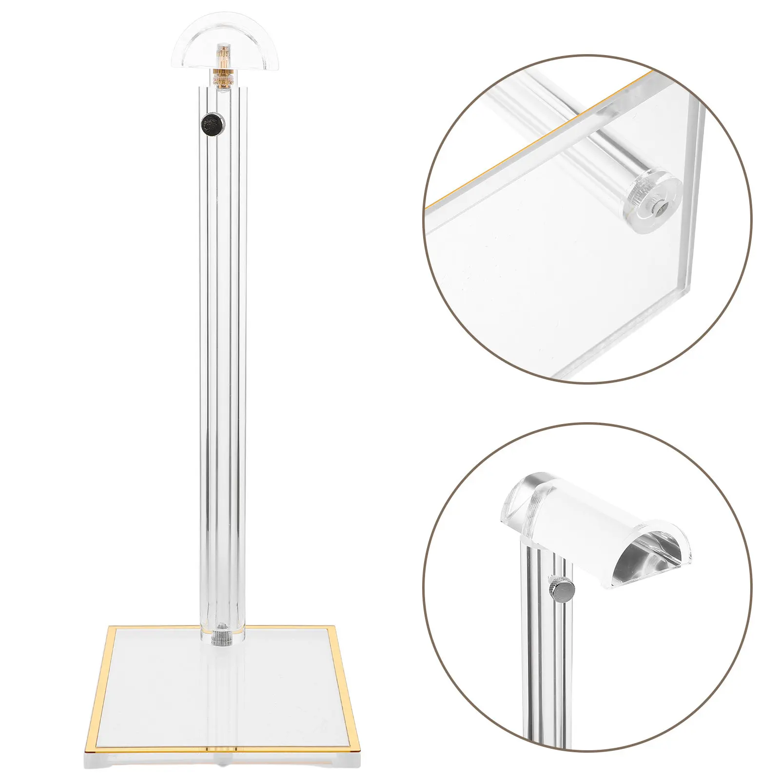 Acrylic Handbag Display Stand Adjustable Clear Purse Holder Tabletop Bag Hanging Organizer Rack