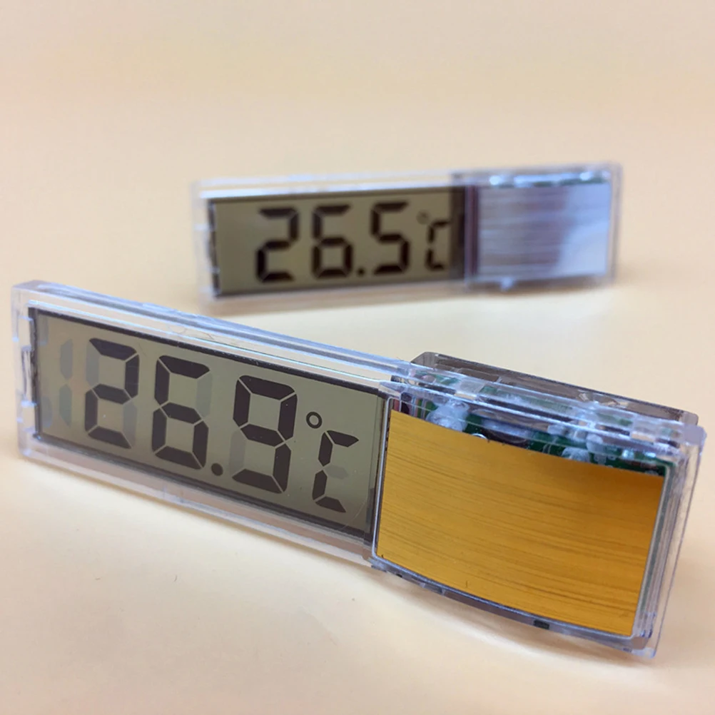 

Fish Tank Thermometer Waterproof Sucker 3D LED Clear Numbers Stylish Aquarium Measuring Tool Water Temperature Gauge Pet