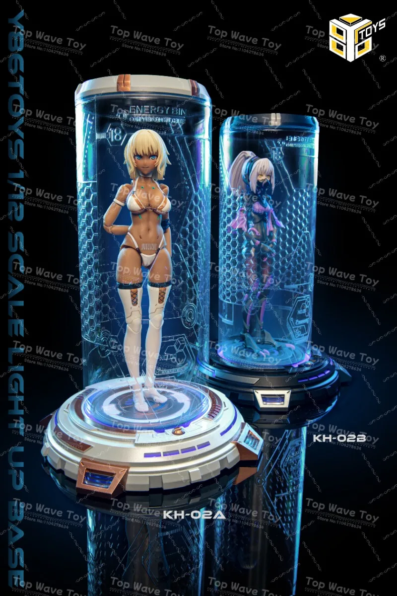 Nuovo Magazzino 86 GIOCATTOLI Scala 1/12 Soldato Mobile Suit Ragazza Generico Luminoso Display Stand Misura 6 pollici Action Figure Giocattoli Da Collezione