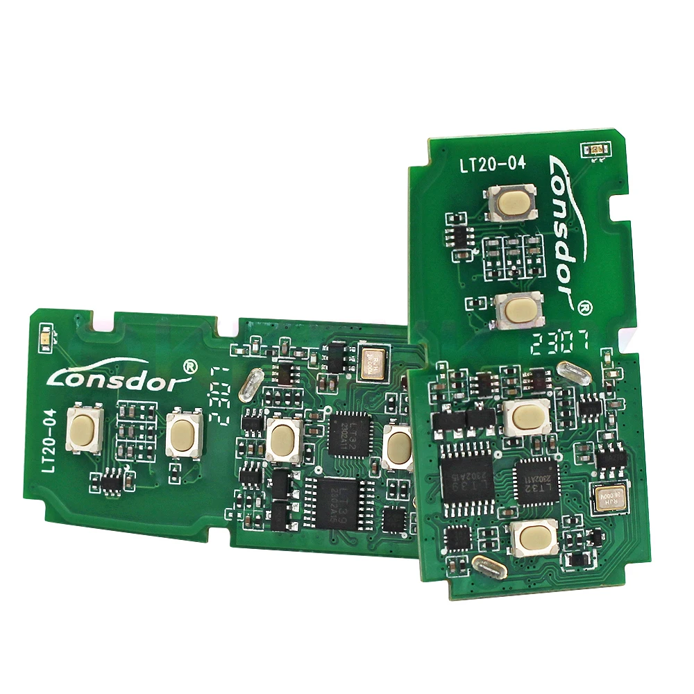 5 قطعة/الوحدة Lonsdor LT20-04 LT20 مفتاح ذكي PCB 8A + 4D لتويوتا لكزس العمل مع K518 K518ISE KH100 + دعم 3370 5691 F433 0500