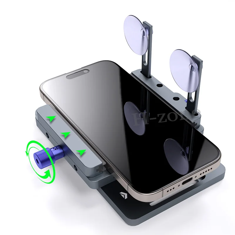 ميكانيكي CP8 العالمي شاشة LCD فاصل شاشة الهاتف المحمول الزجاج الخلفي إزالة الضغط عقد أدوات المشبك الدورية