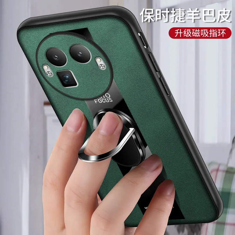 حافظة لهاتف Realme GT 8 Pro حافظة جديدة فاخرة من الجلد العادي بحامل حلقي مضاد للسقوط حافظة للزوجين لهاتف Realme GT8 مقاومة للصدمات Funda #6