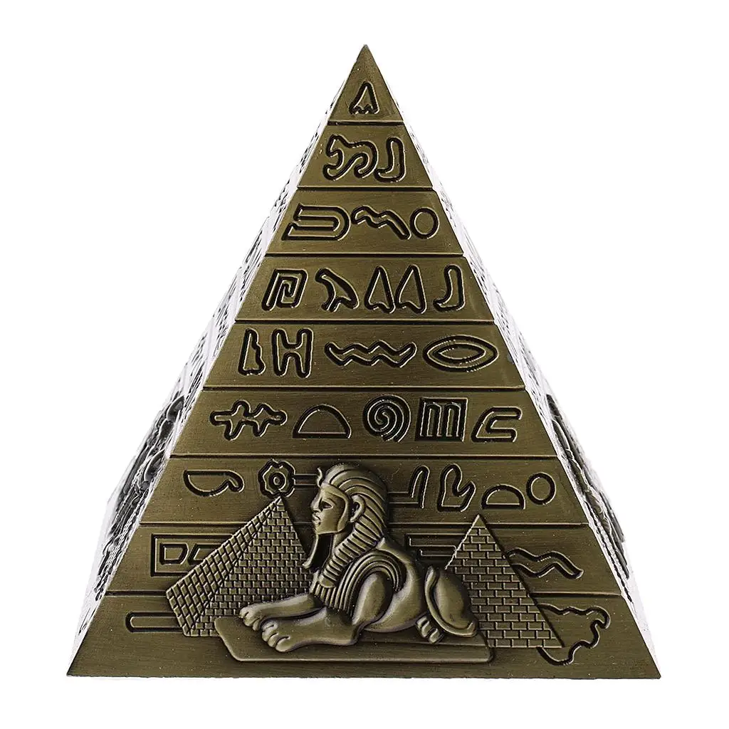 Architecture Pyramid Statue CollectibleOrnaments Statue Housewarming Gifts