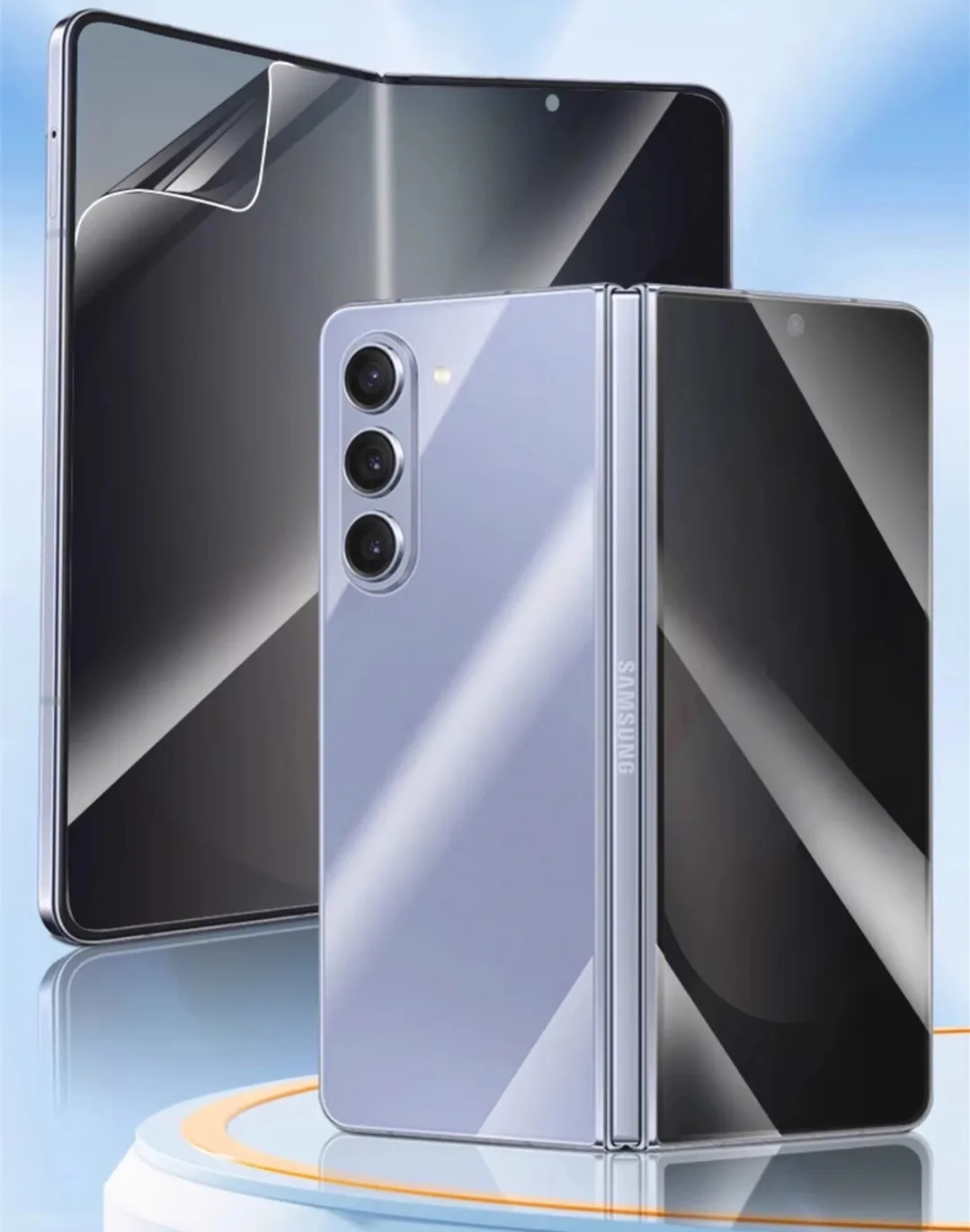 Asdipsa Anti-Shatter Privacy гидрогелевая пленка для Samsung Galaxy Z Fold7 ZFold7 Anti-Spy мягкая внешняя защитная Фото №3