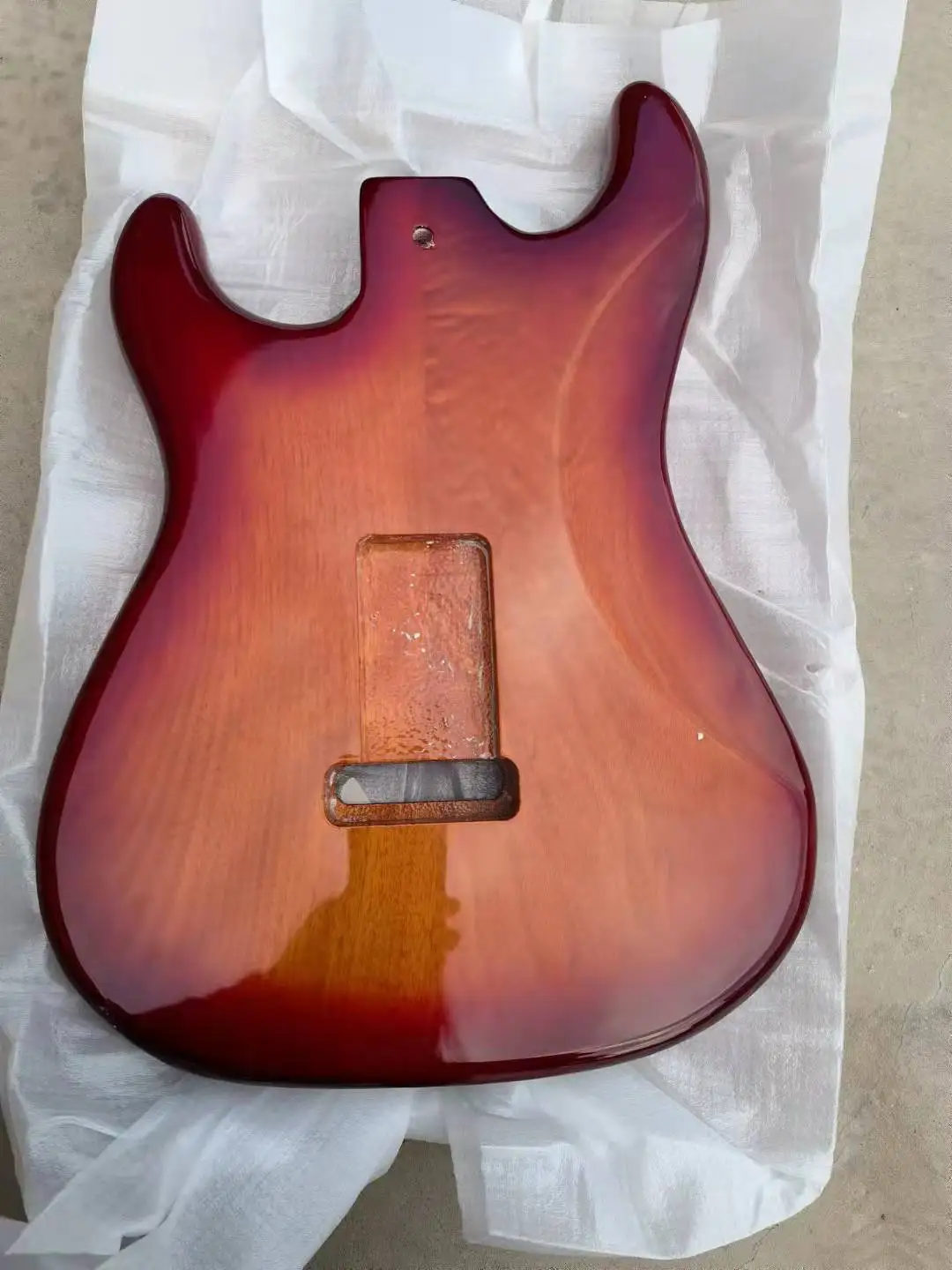 painted New SSS Electric guitar Body Solid Body DIY top mahogany Unfinished solid wood #869