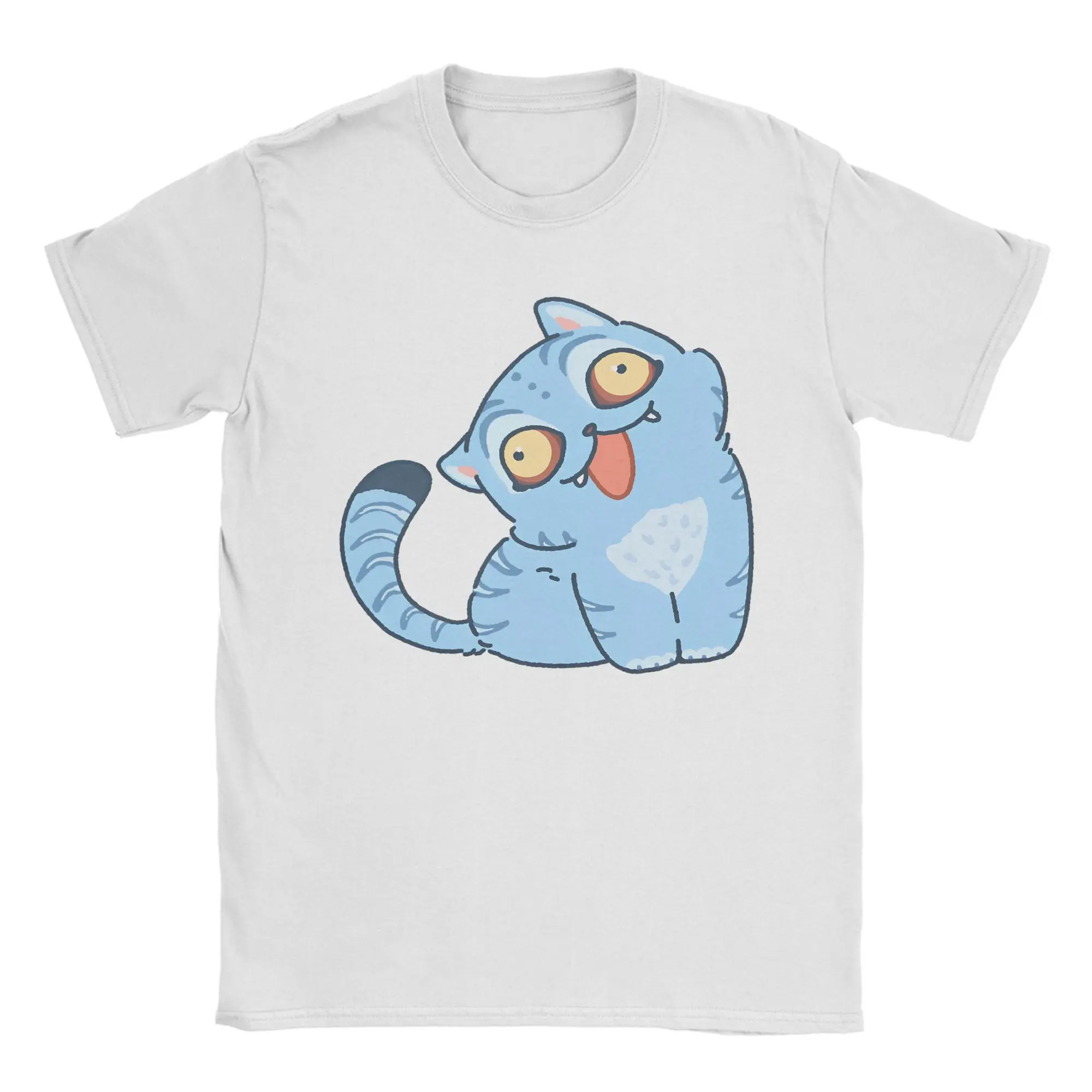 Derpy the Tiger And Bird Cotton T-Shirt Men Summer Kpop Demon Hunter Streetwear T-Shirts Hip Hop Tees Oversized Printed Clothes