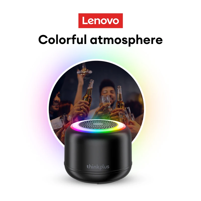 New Lenovo K14 Pro Bluetooth 5.4 Speakers Surround Sound Subwoofer Speakers Ultra Sound Quality Outdoor Portable Speakers 