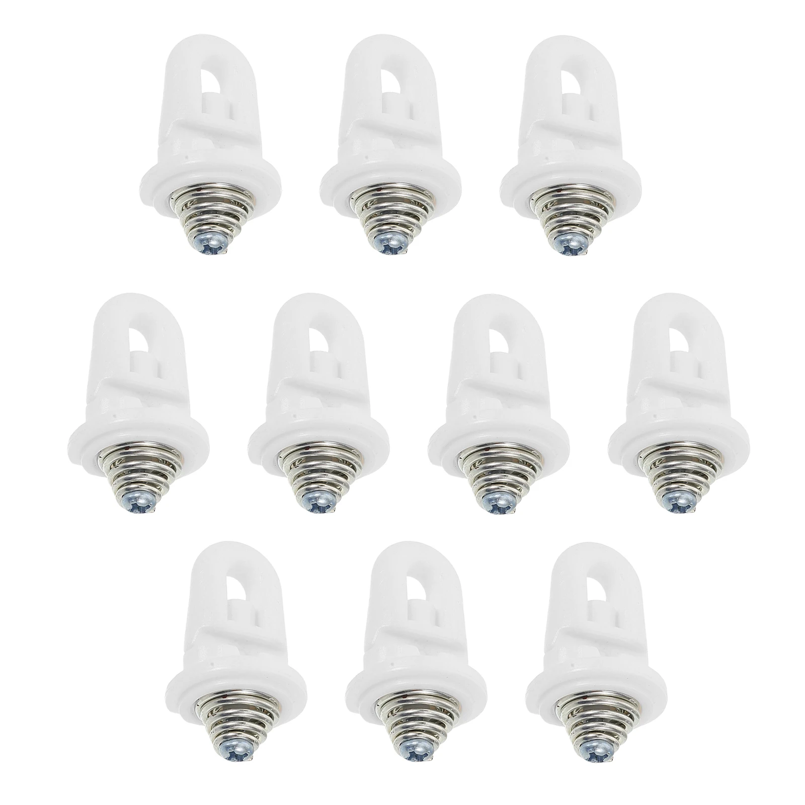 

10pcs Front Bumper Retainer Clips Universal Automotive Plastic Fasteners Durable Secure Push Pin Rivets Car Bumper