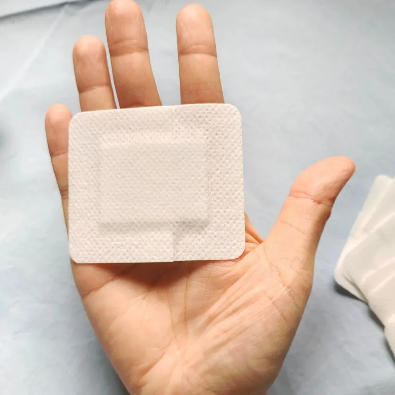 10/65pcs Hypoallergenic Non-woven Medical Adhesive Wound Dressing Band Aid Bandage Large Wound First Aid 6*7cm